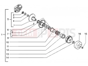 Driven pulley - Piaggio NRG MC3 DD