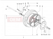 Front wheel - Piaggio NRG Power DD 2005
