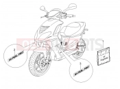 Plates - Emblems - Piaggio NRG Power DD 2005