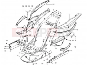 Side cover - Spoiler - Piaggio NRG Power DD 2005