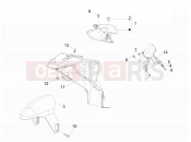 Wheel huosing - Mudguard - Piaggio NRG Power DD 2012