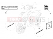 Plates - Emblems - Piaggio NRG Power DD 2015