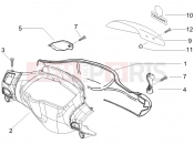 Handlebars coverages - Piaggio NRG Power DD Serie Speciale 2011