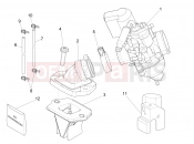 Carburettor, assembly - Union pipe - Piaggio NRG Power DD Serie Speciale 2012