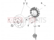 Flywheel magneto - Piaggio NRG Power DD Serie Speciale 2012