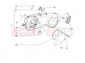 Crankcase cover - Crankcase cooling - Piaggio NRG Power DT 2006