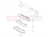 Meter combination - Cruscotto - Piaggio NRG Power DT 2009