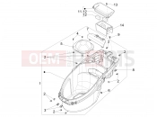 Helmet huosing - Undersaddle - Piaggio NRG Power DT 2011