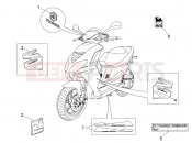 Plates - Emblems - Piaggio NRG Power DT 2012