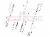 Fork's components (Wuxi Top) - Piaggio NRG Power DT 2013