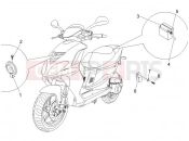 Remote control switches - Battery - Horn - Piaggio NRG Power DT 2013