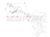 Crankshaft - Piaggio NRG Power DT 2014