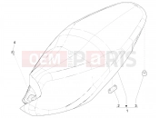 Saddle/seats - Piaggio NRG Power DD 2019