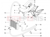 Cooling system - Piaggio NRG Power Purejet 2010