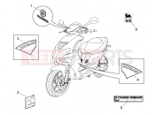 Plates - Emblems - Piaggio NRG Power Purejet 2010
