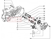 PIAGGIO NTT Rear wheel shaft
