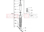 PIAGGIO Sfera RST 125 Rear shock absorber