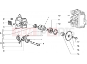 PIAGGIO Sfera RST 125 Rocker levers support