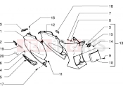 PIAGGIO Sfera RST 125 Side covers
