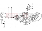 hengerfej - Piaggio Sfera RST 80