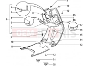 PIAGGIO Skipper 150 Shieldren-Mask