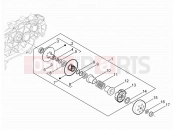 Driven pulley - Piaggio Typhoon 125 4T 2V 2010