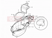 Helmet huosing - Undersaddle - Piaggio Typhoon 125 4T 2V 2010