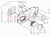 Crankcase cover - Crankcase cooling - Piaggio Typhoon 125 4T 2V 2011