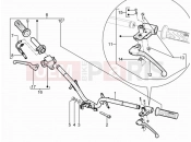 Handlebars - Master cil. - Piaggio Typhoon 125 4T 2V 2012