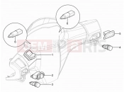 Selectors - Switches - Buttons - Piaggio Typhoon 125 4T 2V 2012