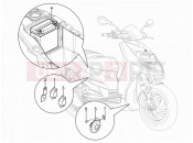 PIAGGIO Typhoon 125 4T 2V Remote control switches - Battery - Horn
