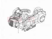 Engine, assembly - Piaggio Typhoon 125 4T 2V 2015