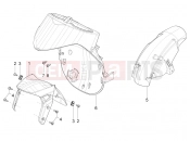 Wheel huosing - Mudguard - Piaggio Typhoon 125 4T 2V 2015