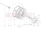 Front wheel - Piaggio Typhoon 125 4T 2V 2017