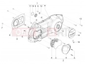 PIAGGIO Typhoon 125 4T 2V (USA) Crankcase cover - Crankcase cooling