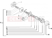 Driven pulley - Piaggio Typhoon 125 XR 2T