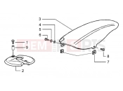 PIAGGIO Typhoon 50 (U.S.A.) FRONT AND REAR MUDGUARD