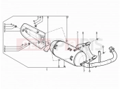 PIAGGIO Typhoon 50 2T (LBMC501) Silencer