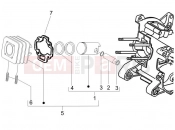 Cylinder-piston-wrist pin unit - Piaggio Typhoon 50 2T Serie Speciale 2008
