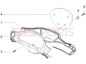 Handlebars coverages - Piaggio Typhoon 50 2T Serie Speciale 2008