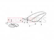Wheel huosing - Mudguard - Piaggio Typhoon 50 2T Serie Speciale 2008