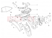 PIAGGIO Typhoon 50 4T 4V E2 (USA, CA) Rear cover - Splash guard