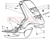 PIAGGIO Typhoon 50 2T MY 2004 Front shield-Footboard-Spoiler