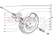 PIAGGIO Typhoon 50 2T MY 2004 Front wheel