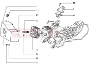 hengerfej - Piaggio Typhoon 50 X 2T