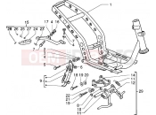 PIAGGIO Typhoon 50 XR 2T Chassis-Central stand