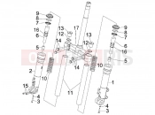 Fork's components (Kayaba) - Piaggio X Evo 125 2012