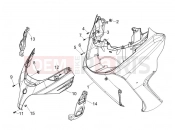 Front shield - Piaggio X Evo 125 2012