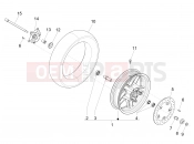 Front wheel - Piaggio X Evo 125 2012