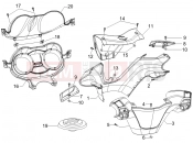 Handlebars coverages - Piaggio X Evo 125 2012